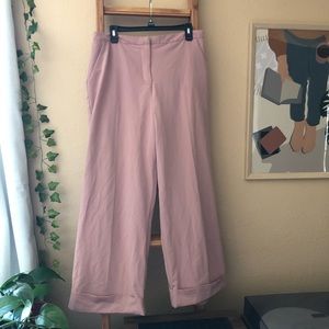 ASOS wide leg pink pants trousers size 10